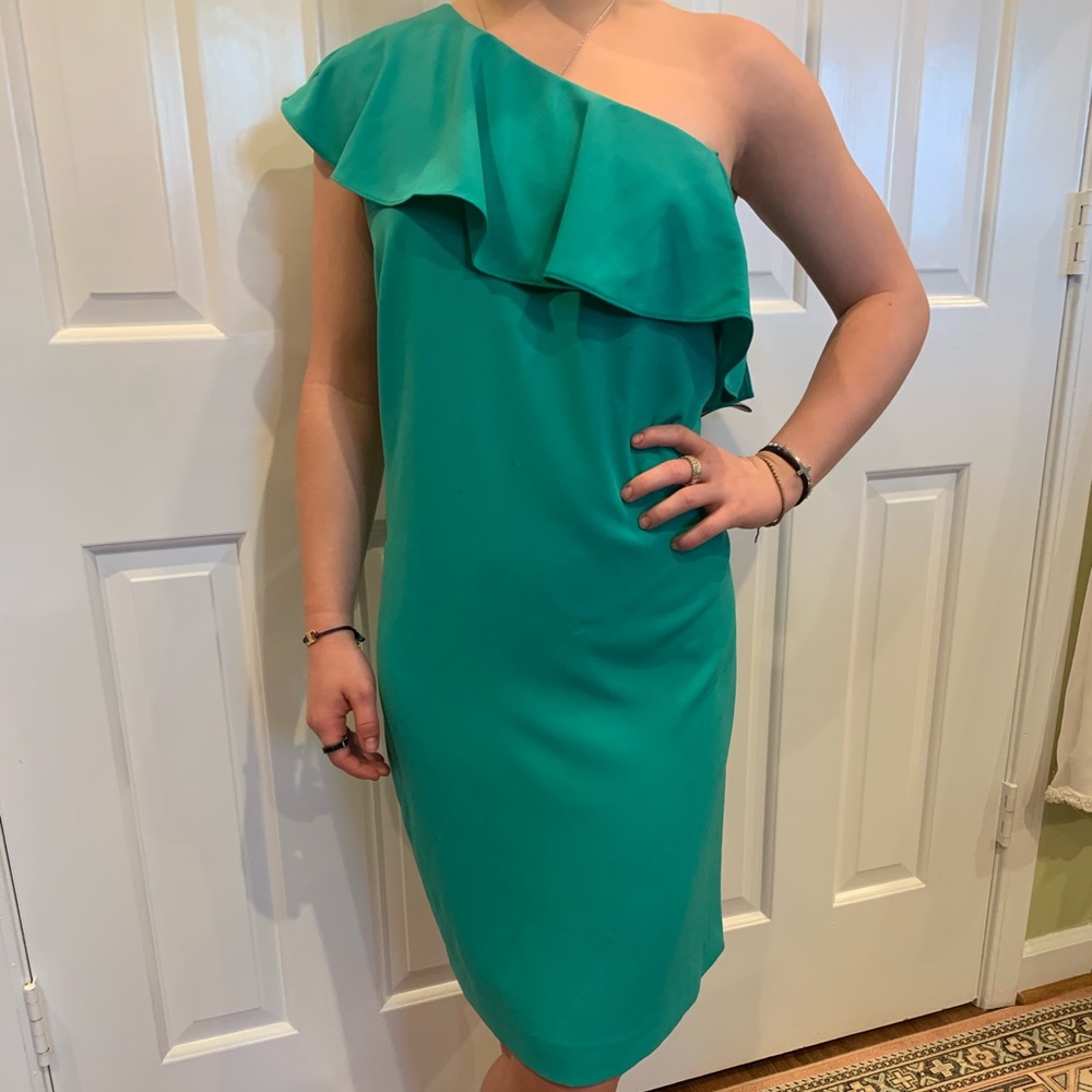 teal dress